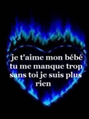 je t'aime mon bb...
